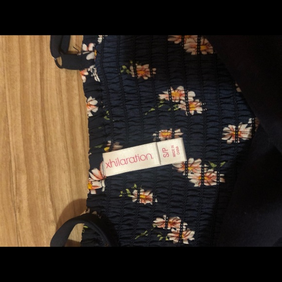 Navy blue daisy dress - Picture 3 of 3